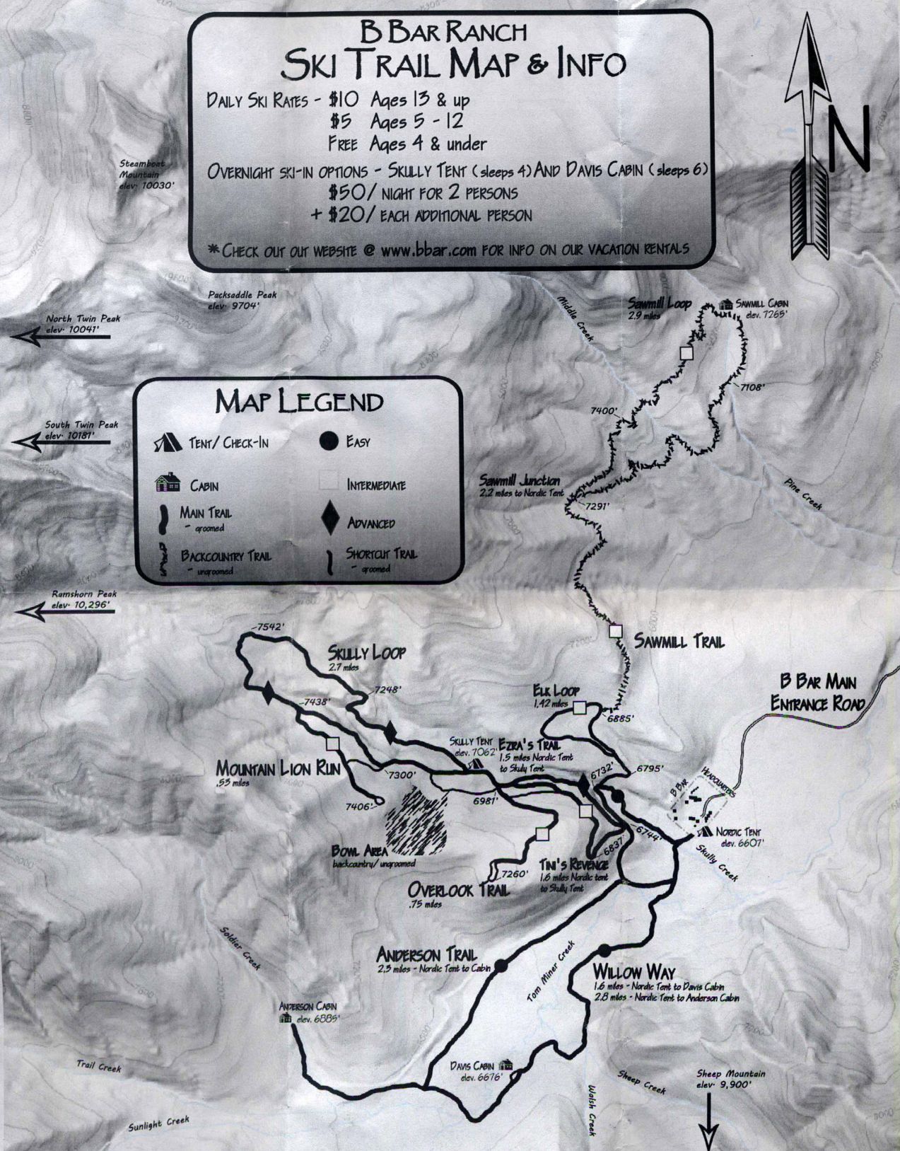 Trail map